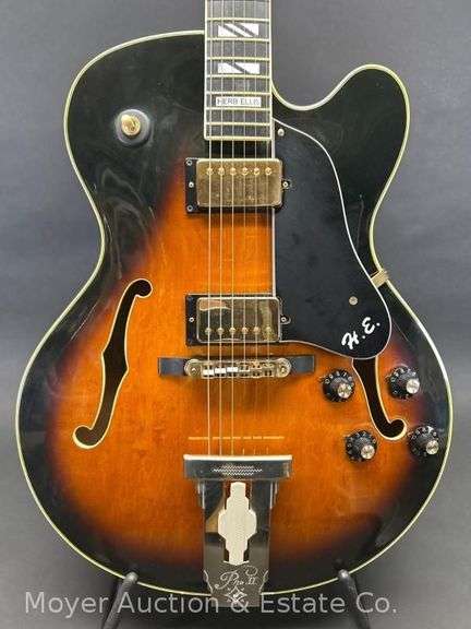 Aria Pro II "Herb Ellis" Hollow Body Electric Guitar, with Hard Case image