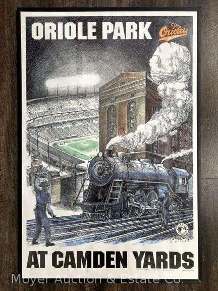 Oriole Park at Camden Yards Poster, 1993, 36"x24" Overall image