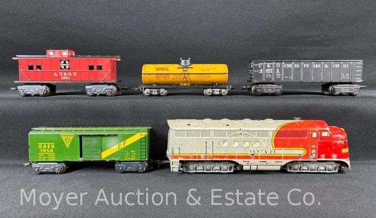 Marx Santa Fe Tin Plate Freight Set image