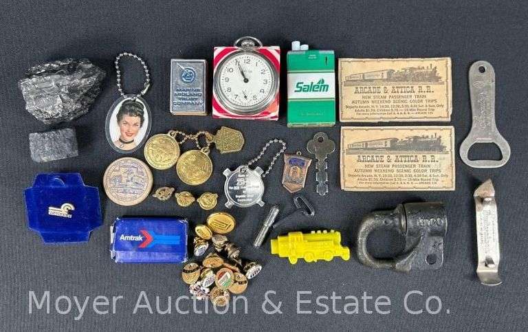 Group of Asst. Premiums, Pins, Lock, Etc. image