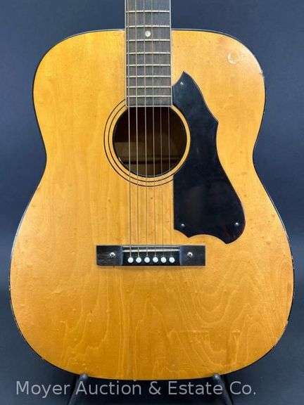 Harmony Acoustic Guitar, with Hard Case image