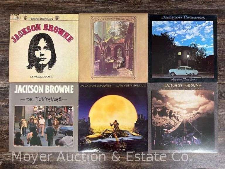 (6) Jackson Browne Record Albums image