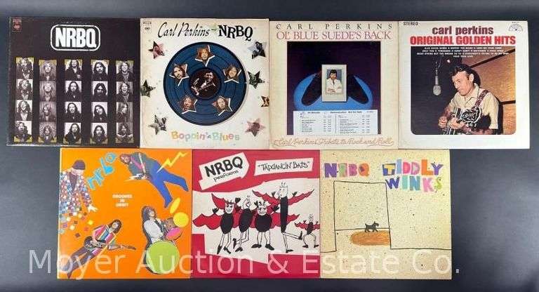 (7) Carl Perkins and NRBQ Record Albums image