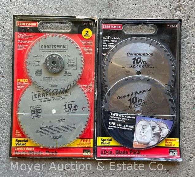(2) New Craftsman Saw Blade Sets image