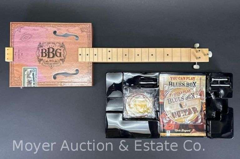 The Electric Blues Box "Cigar Box" Slide Guitar, Appears New in Original Box image
