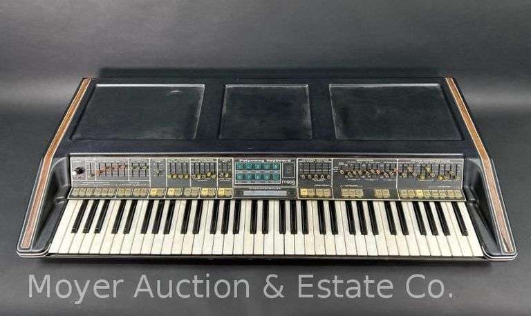 Moog Polymoog Synthesizer, 45"x22"x5.5" image