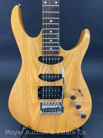 Samick Electric Guitar, with Ibanez Soft Case image