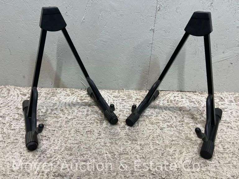 (2) Silvertone Folding Guitar Stands image