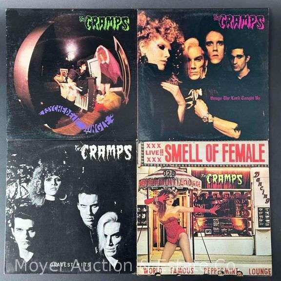 (4) The Cramps Record Albums image