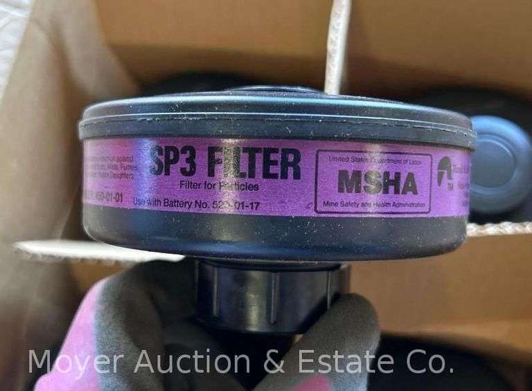 Partial Case of 18 New SP3 HEPA Mask Filters image