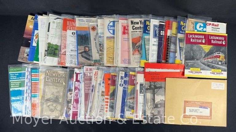 Group of Asst. Railroad Time Tables image