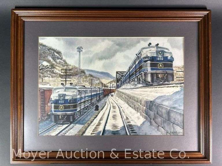 Howard Fogg B&O Framed Print, 20"x26" Overall image