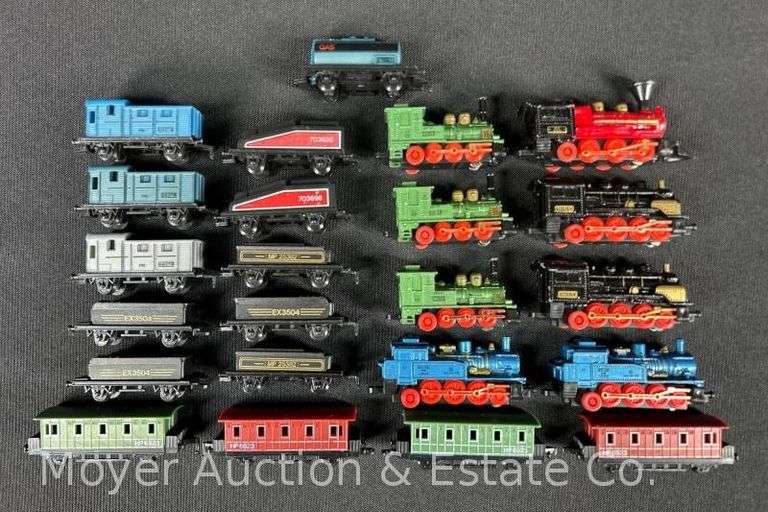 Group of Vintage Soma Toy Trains image