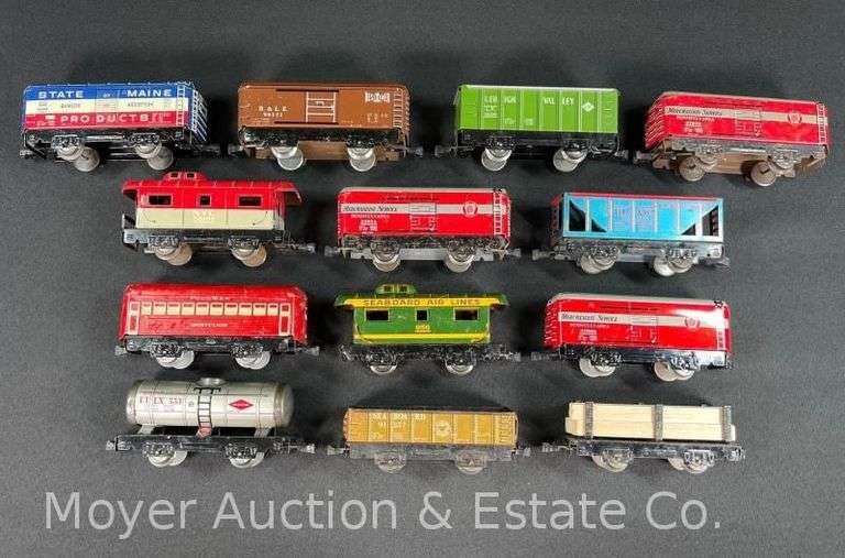 (13) Asst. Marx Tin Plate Freight Cars image