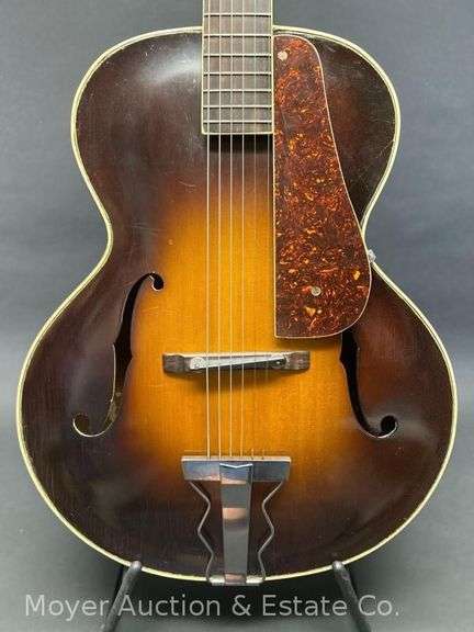 Epiphone Triumph Sunburst Hollowbody Guitar, No. 3816, with Hard Case image