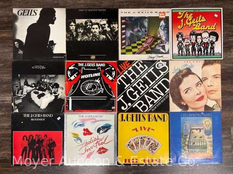 (12) J. Geils Band Record Albums image