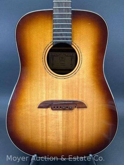 Alvarez Acoustic Guitar, Model AD610ESHB, with Guitar Factory Soft Case image