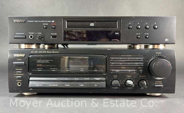Teac AG-360 AM/FM Stereo Receiver and Compact Disc Player CDP-P650 image