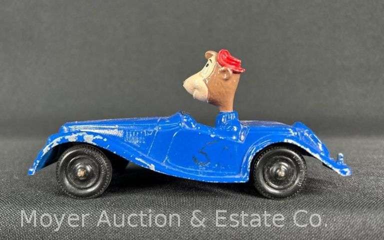 Tootsie Toy Classic MG with Bear Head Driver, 5.25"w image