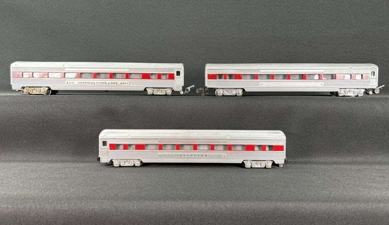 (3) American Flyer S Gauge Passenger Cars image