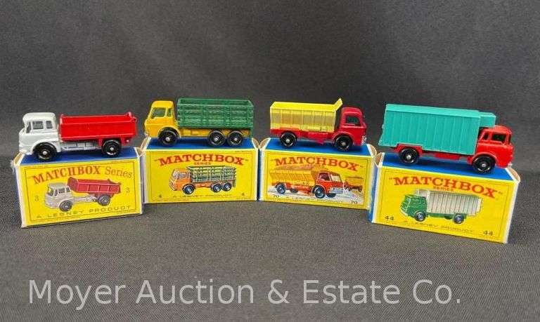 (4) Lesney Matchbox Trucks, with Boxes image