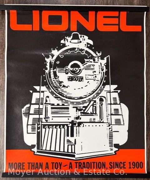 Original 1983 Lionel Poster, 27"x23" image