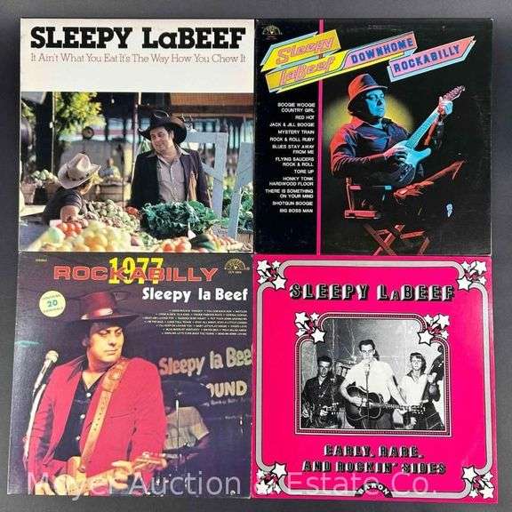 (4) Sleepy LaBeef Record Albums image