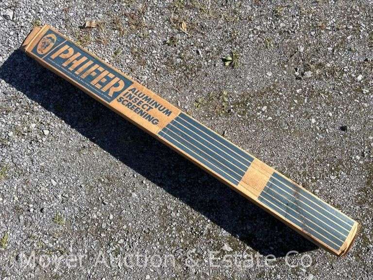 Partial Roll of 18x16 Mesh Aluminum Insect Screen, 60" Long image