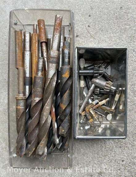 Group of Asst. Drill Bits and Chuck Keys image