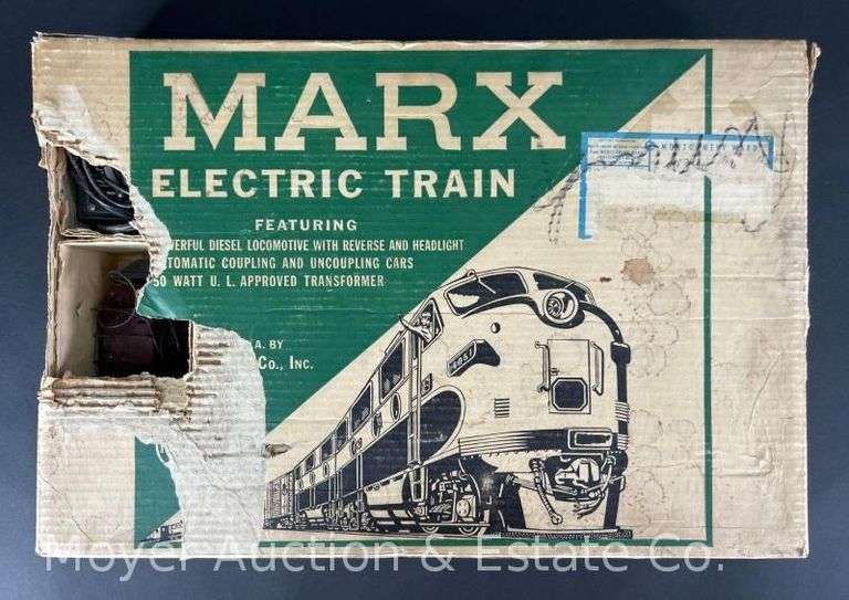 Marx Electric Train Set, See Pictures for Box Condition, with Original Box