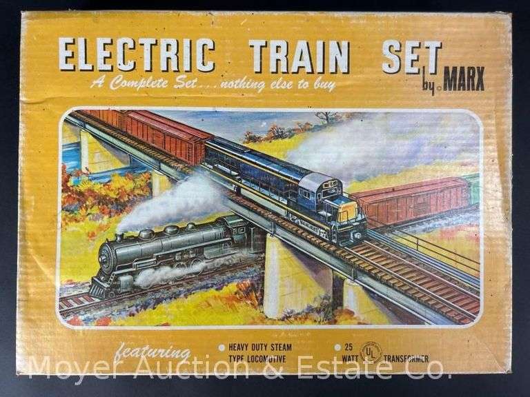 Marx Electric Train Set, No. 4965, with Original Box