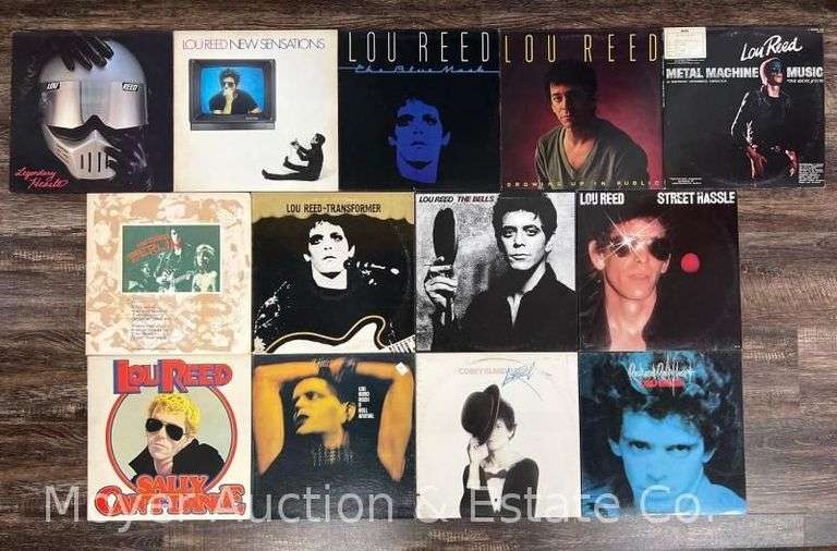 (13) Lou Reed Record Albums image