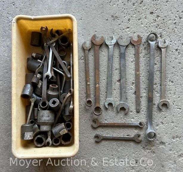 Group of Asst. Cornwell Wrenches and Sockets image