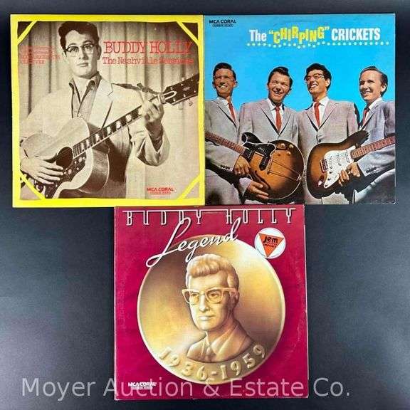 (3) Buddy Holly Record Albums image