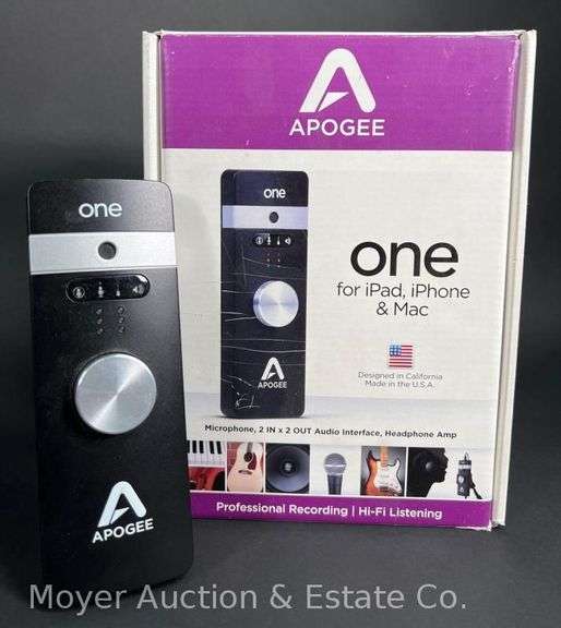 Apogee One Audio Streaming Interface for Vocals and Instruments, with Original Box image