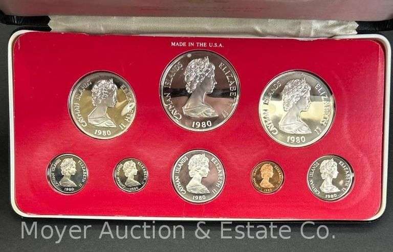 Franklin Mint 1980 Cayman Islands Proof 8 Piece Set image