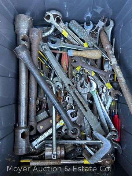 Group of Asst. Hand Tools, Mostly Combination Wrenches image