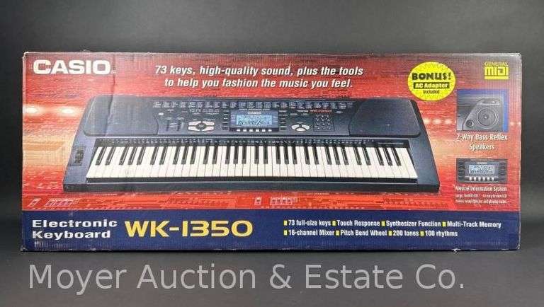 Casio WK-I350 Electric Keyboard, with Original Box image