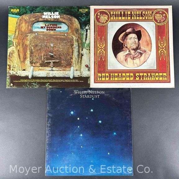 (3) Willie Nelson Record Albums image