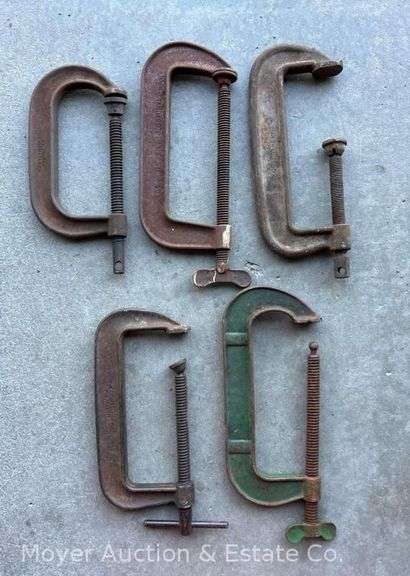 (5) C Clamps, 6"-8" image