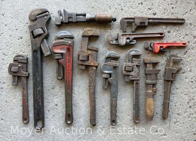(12) Asst. Pipe Wrenches image