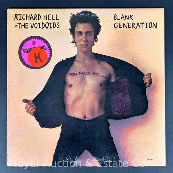 Richard Hell and the Voidoids "Blank Generation" Record Album, SR6037 image