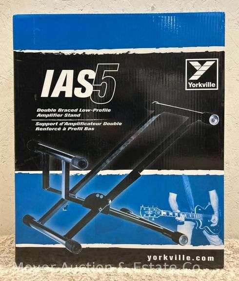 Yorkville IAS5 Double Braced Low-Profile Amplifier Stand, with Original Box image