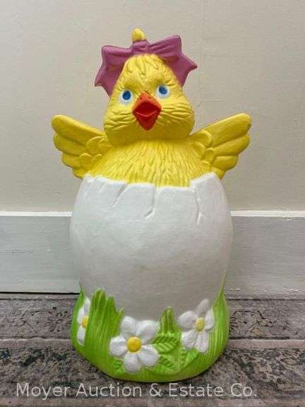 Easter Chick in Shell, with Cord, 20"h