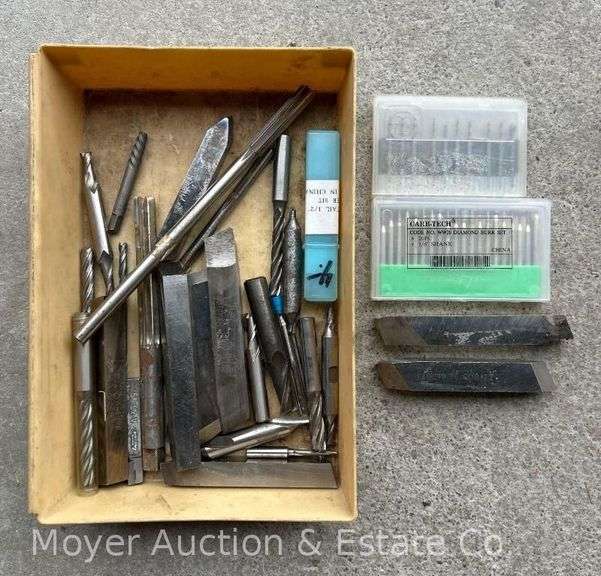 Group of End Mills and Tool Steel image