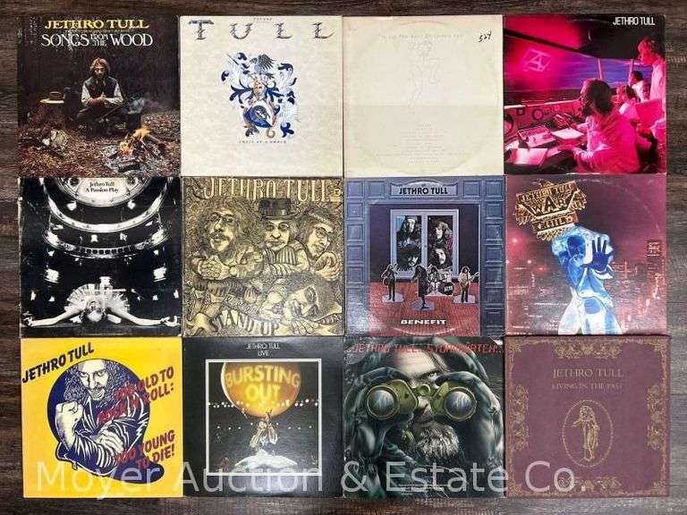 (12) Jethro Tull Record Albums image
