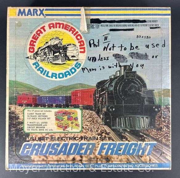 Marx "Crusader" Freight Set, No. 4363, with Original Box