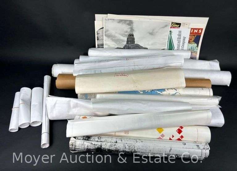 Group of Maps and Posters, Most Railroad Related, Some Buffalo Area Related image