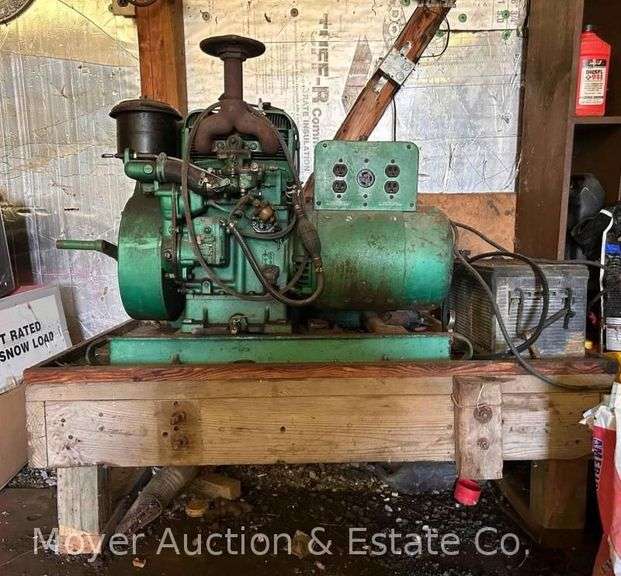 Dayton 5000 Watt Gas Generator, on Wood Stand image