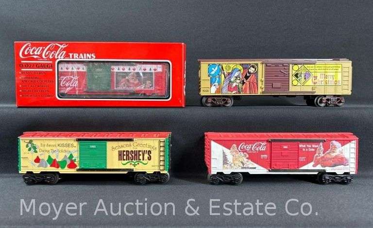 (4) Christmas Boxcars, K-Line and MTH image